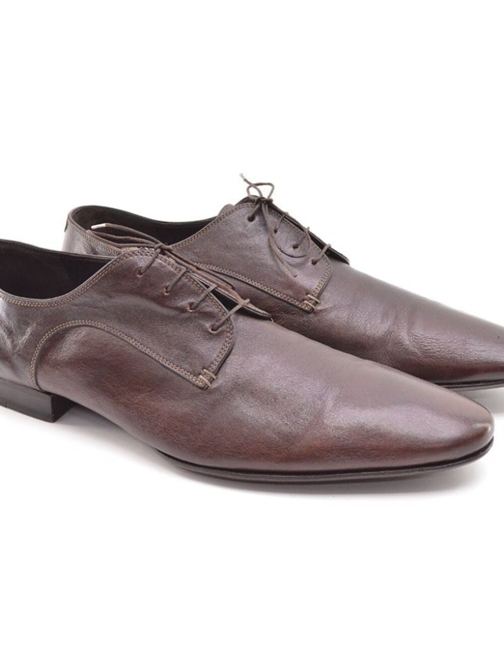 Men Fratelli Rossetti Brown Plain Toe Derby Oxford 10 M